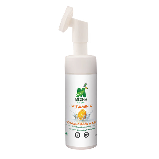 Vitamin C Foaming Face Wash With Deep Cleansing Brush